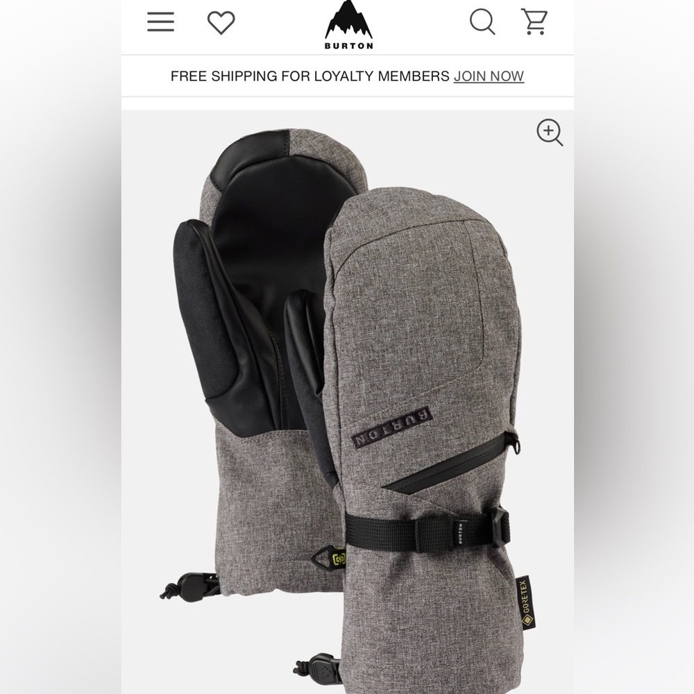 Burton Gore-Tex Mittens Womens